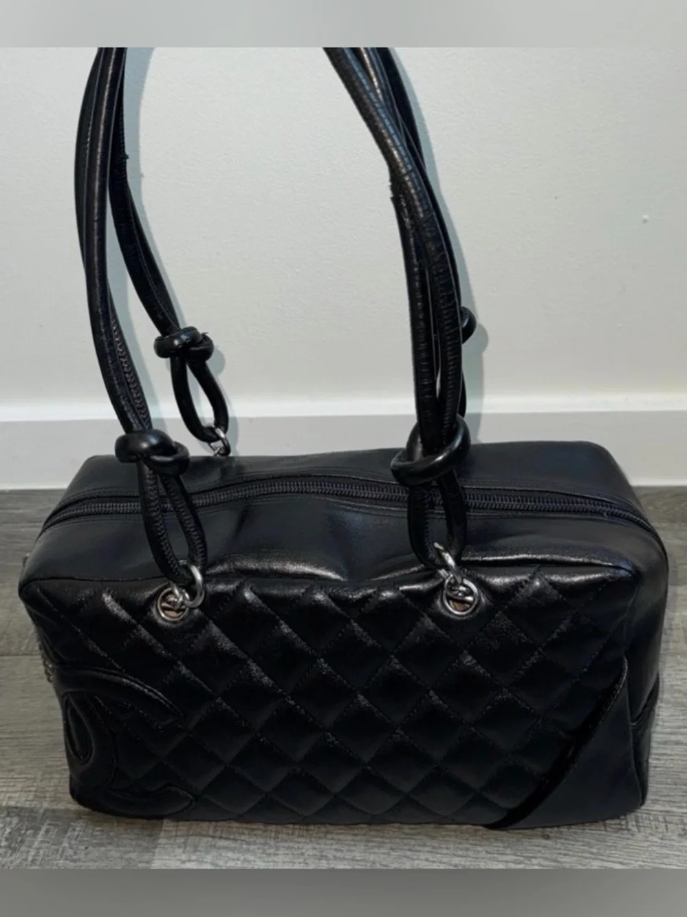 Chanel Cambon Bowler reporter Bag classic flap mini